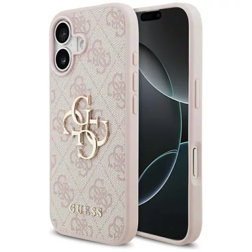 Guess - Keménytok 4G Nagy Logó (GUHCP17S4GMGPI) - iPhone 17 - Rózsaszín