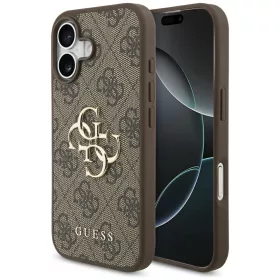   Guess - Keménytok 4G Nagy Logó (GUHCP17S4GMGBR) - iPhone 17 - Barna