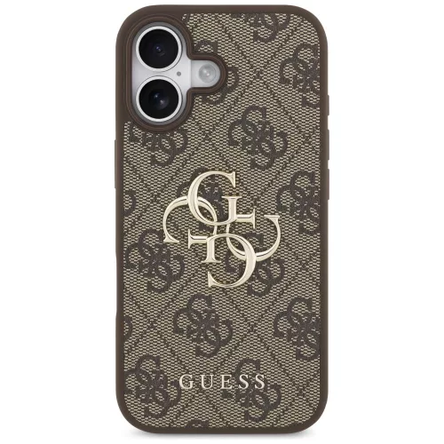 Guess - Keménytok 4G Nagy Logó (GUHCP17S4GMGBR) - iPhone 17 - Barna