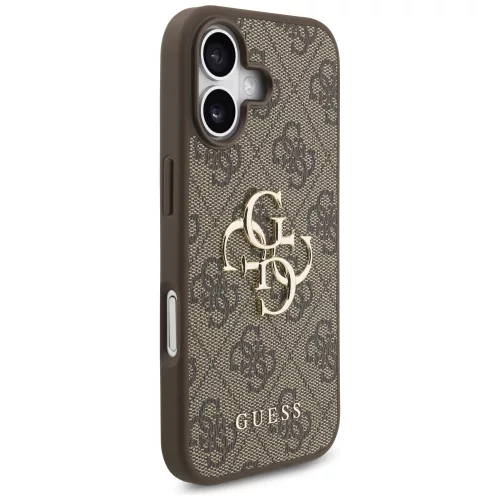 Guess - Keménytok 4G Nagy Logó (GUHCP17S4GMGBR) - iPhone 17 - Barna
