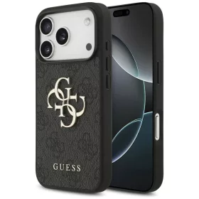   Guess - Keménytok 4G Nagy Logó (GUHCP17L4GMGGR) - iPhone 17 Pro - Fekete