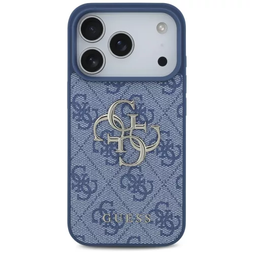 Guess - Keménytok 4G Nagy Logó (GUHCP17L4GMGBL) - iPhone 17 Pro - Kék