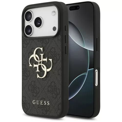 Guess - Keménytok 4G Nagy Logó (GUHCP17X4GMGGR) - iPhone 17 Pro Max - Fekete