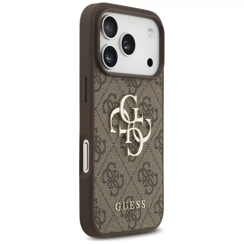 Guess - Keménytok 4G Nagy Logó (GUHCP17X4GMGBR) - iPhone 17 Pro Max - Barna