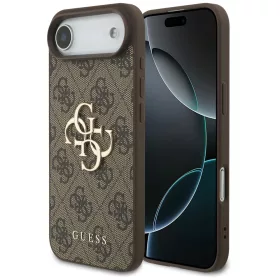   Guess - Keménytok 4G Nagy Logó (GUHCP17M4GMGBR) - iPhone 17 Air - Barna