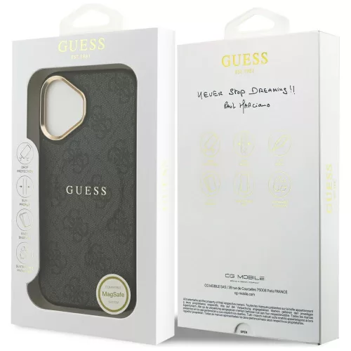 Guess - Hardcase 4G Classic MagSafe (GUHMP17SP4MSEGCK) - iPhone 17 - Black