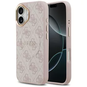   Guess - Keménytok 4G Klasszikus MagSafe (GUHMP17SP4MSEGCP) - iPhone 17 - Rózsaszín