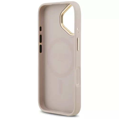 Guess - Keménytok 4G Klasszikus MagSafe (GUHMP17SP4MSEGCP) - iPhone 17 - Rózsaszín