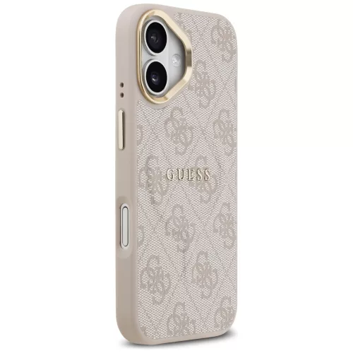 Guess - Keménytok 4G Klasszikus MagSafe (GUHMP17SP4MSEGCP) - iPhone 17 - Rózsaszín