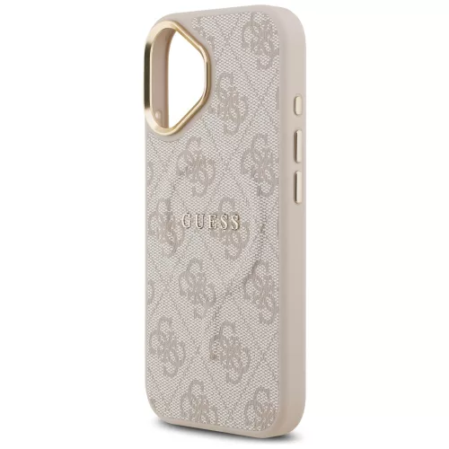 Guess - Keménytok 4G Klasszikus MagSafe (GUHMP17SP4MSEGCP) - iPhone 17 - Rózsaszín