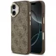 Guess - Keménytok 4G Klasszikus MagSafe (GUHMP17SP4MSEGCW) - iPhone 17 - Barna