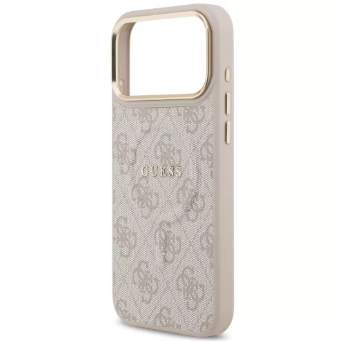 Guess - Keménytok 4G Klasszikus MagSafe (GUHMP17LP4MSEGCP) - iPhone 17 Pro - Rózsaszín
