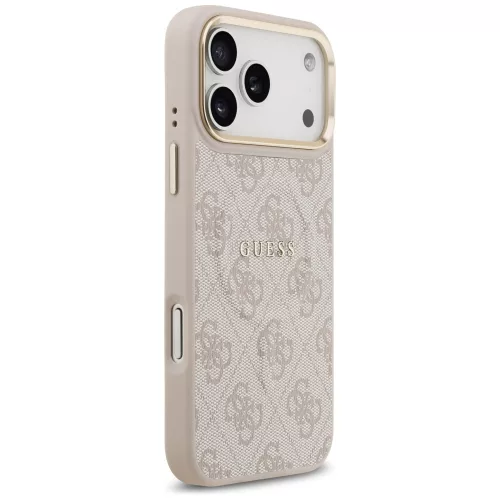 Guess - Keménytok 4G Klasszikus MagSafe (GUHMP17LP4MSEGCP) - iPhone 17 Pro - Rózsaszín