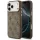 Guess - Keménytok 4G Klasszikus MagSafe (GUHMP17LP4MSEGCW) - iPhone 17 Pro - Barna