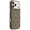 Guess - Keménytok 4G Klasszikus MagSafe (GUHMP17LP4MSEGCW) - iPhone 17 Pro - Barna