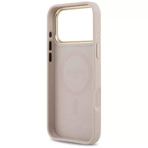 Guess - Keménytok 4G Klasszikus MagSafe (GUHMP17XP4MSEGCP) - iPhone 17 Pro Max - Rózsaszín