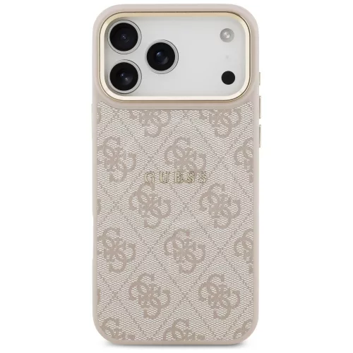 Guess - Keménytok 4G Klasszikus MagSafe (GUHMP17XP4MSEGCP) - iPhone 17 Pro Max - Rózsaszín