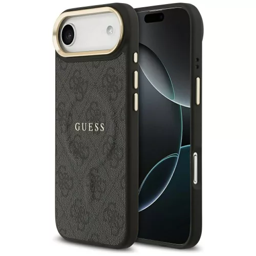 Guess - Keménytok 4G Klasszikus MagSafe (GUHMP17MP4MSEGCK) - iPhone 17 Air - Fekete
