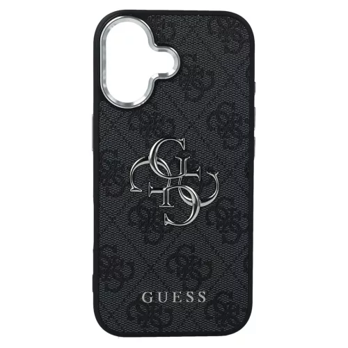 Guess - Keménytok Nagy 4G Klasszikus Logó (GUHCP17SP4G4SMCK) - iPhone 17 - Fekete