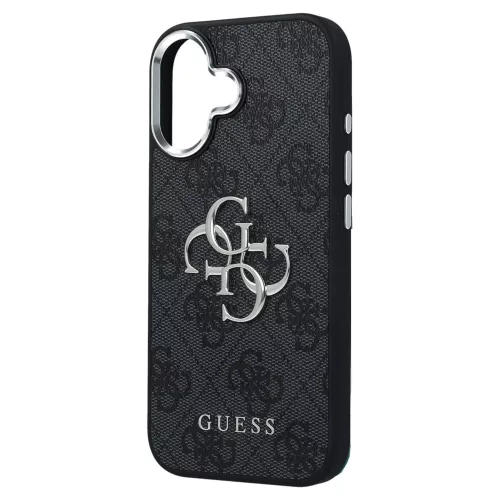 Guess - Keménytok Nagy 4G Klasszikus Logó (GUHCP17SP4G4SMCK) - iPhone 17 - Fekete