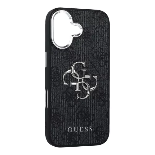 Guess - Keménytok Nagy 4G Klasszikus Logó (GUHCP17SP4G4SMCK) - iPhone 17 - Fekete