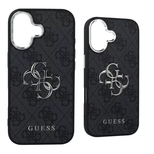Guess - Keménytok Nagy 4G Klasszikus Logó (GUHCP17SP4G4SMCK) - iPhone 17 - Fekete