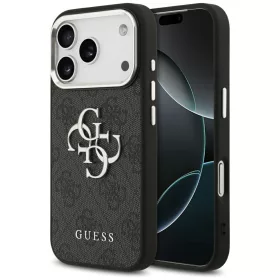   Guess - Keménytok Nagy 4G Klasszikus Logó (GUHCP17LP4G4SMCK) - iPhone 17 Pro - Fekete