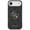 Guess - Keménytok Nagy 4G Klasszikus Logó (GUHCP17MP4G4SMCK) - iPhone 17 Air - Fekete