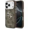 Guess - Keménytok Nagy 4G Klasszikus Logó (GUHCP17LP4G4SMCW) - iPhone 17 Pro - Barna