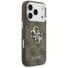 Guess - Keménytok Nagy 4G Klasszikus Logó (GUHCP17LP4G4SMCW) - iPhone 17 Pro - Barna