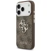 Guess - Keménytok Nagy 4G Klasszikus Logó (GUHCP17LP4G4SMCW) - iPhone 17 Pro - Barna