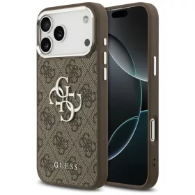   Guess - Keménytok Nagy 4G Klasszikus Logó (GUHCP17XP4G4SMCW) - iPhone 17 Pro Max - Barna