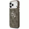 Guess - Keménytok Nagy 4G Klasszikus Logó (GUHCP17XP4G4SMCW) - iPhone 17 Pro Max - Barna