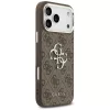 Guess - Keménytok Nagy 4G Klasszikus Logó (GUHCP17XP4G4SMCW) - iPhone 17 Pro Max - Barna