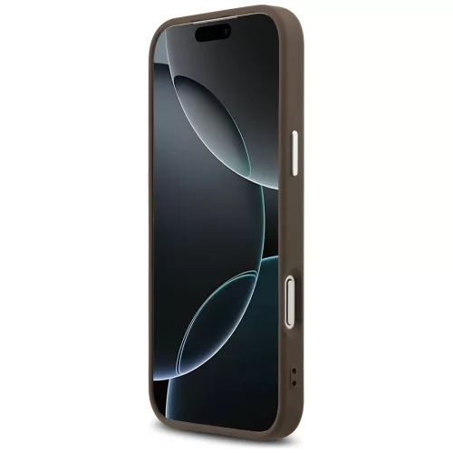 Guess - Keménytok Nagy 4G Klasszikus Logó (GUHCP17XP4G4SMCW) - iPhone 17 Pro Max - Barna