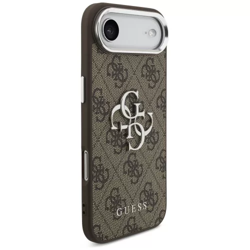 Guess - Keménytok Nagy 4G Klasszikus Logó (GUHCP17MP4G4SMCW) - iPhone 17 Air - Barna