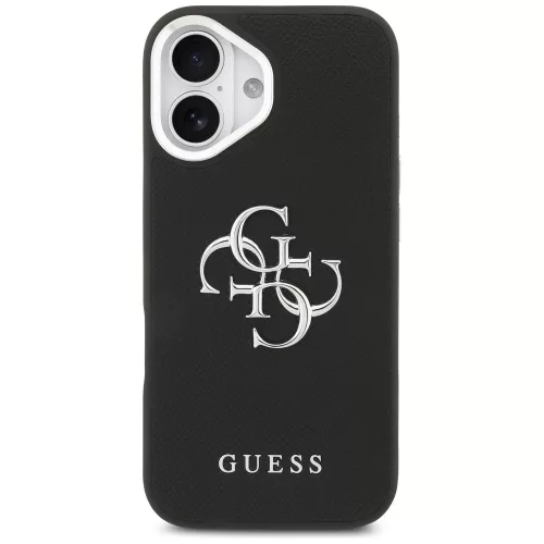 Guess - Hardcase 4G Grained Big and Classic Logo (GUHCP17SPG4SMCEK) - iPhone 17 - Black