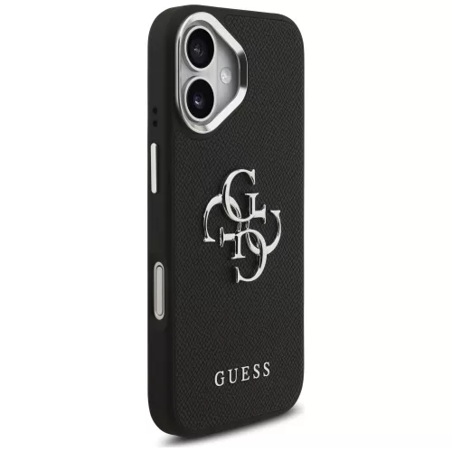 Guess - Hardcase 4G Grained Big and Classic Logo (GUHCP17SPG4SMCEK) - iPhone 17 - Black