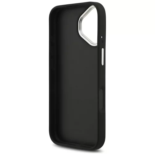 Guess - Hardcase 4G Grained Big and Classic Logo (GUHCP17SPG4SMCEK) - iPhone 17 - Black