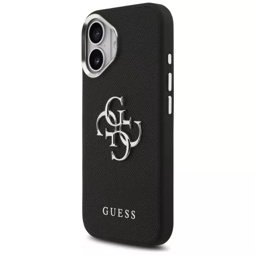 Guess - Hardcase 4G Grained Big and Classic Logo (GUHCP17SPG4SMCEK) - iPhone 17 - Black