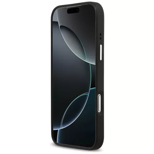 Guess - Hardcase 4G Grained Big and Classic Logo (GUHCP17XPG4SMCEK) - iPhone 17 Pro Max - Black