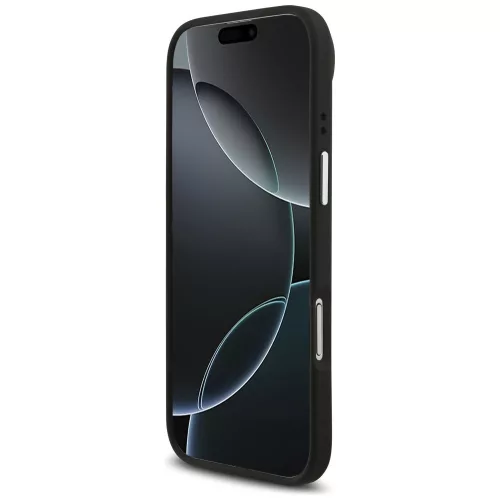 Guess - Keménytok 4G Szemcsézett Nagy és Klasszikus Logó (GUHCP17MPG4SMCEK) - iPhone 17 Air - Fekete
