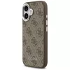 Guess - Keménytok 4G Klasszikus Logó MagSafe (GUHMP17SP4GSSMCW) - iPhone 17 - Barna