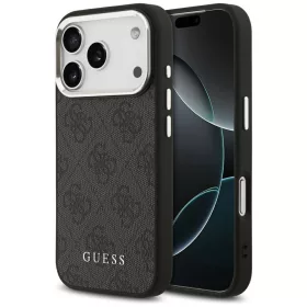   Guess - Keménytok 4G Klasszikus Logó MagSafe (GUHMP17LP4GSSMCK) - iPhone 17 Pro - Fekete