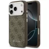 Guess - Keménytok 4G Klasszikus Logó MagSafe (GUHMP17LP4GSSMCW) - iPhone 17 Pro - Barna