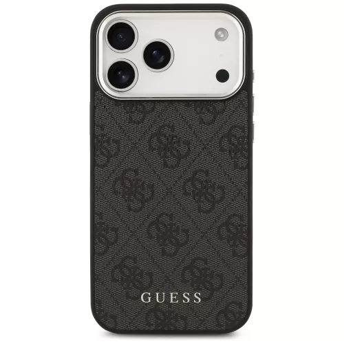 Guess - Keménytok 4G Klasszikus Logó MagSafe (GUHMP17XP4GSSMCK) - iPhone 17 Pro Max - Fekete