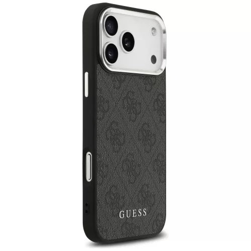 Guess - Keménytok 4G Klasszikus Logó MagSafe (GUHMP17XP4GSSMCK) - iPhone 17 Pro Max - Fekete