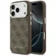 Guess - Keménytok 4G Klasszikus Logó MagSafe (GUHMP17XP4GSSMCW) - iPhone 17 Pro Max - Barna