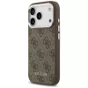 Guess - Keménytok 4G Klasszikus Logó MagSafe (GUHMP17XP4GSSMCW) - iPhone 17 Pro Max - Barna