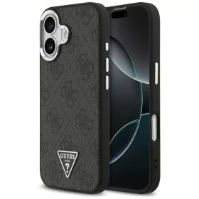   Guess - Keménytok 4G Háromszög Logó MagSafe (GUHMP17SP4TSRCMK) - iPhone 17 - Fekete